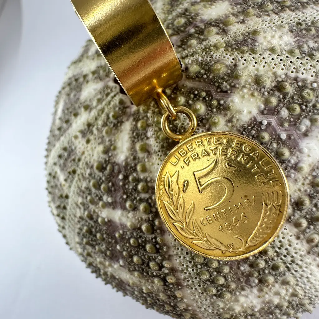 Bague Franc Pampille or