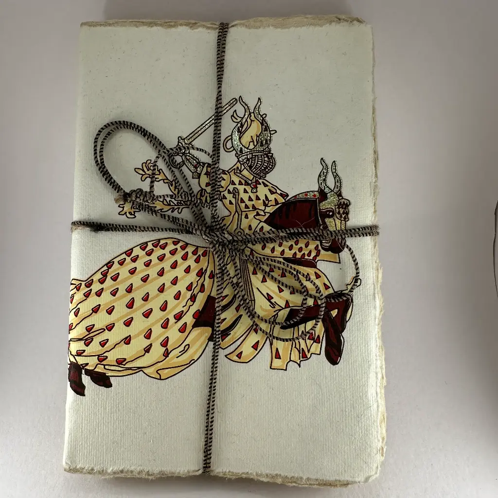 Petit carnet motif chevalier