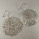 Bo pendants Dahlia argent
