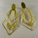 Bo longue art déco or 