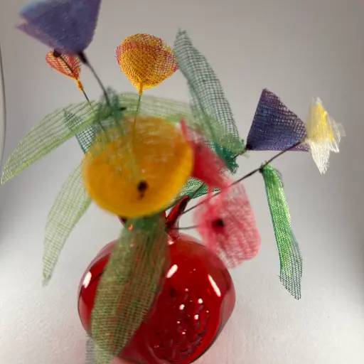 Composition Fleurs vase Grenade - Création