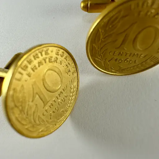 Bouton de Manchette Franc 