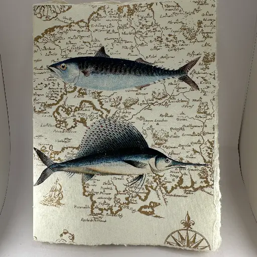 Grand carnet motif Espadon