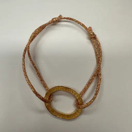 Bracelet 10 Franc évidé pêche