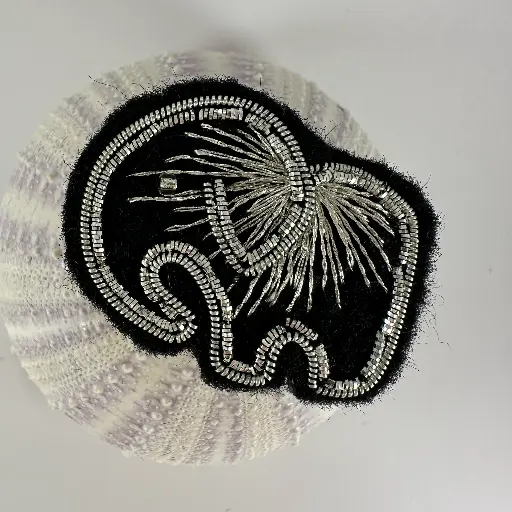 Enya création broche Eléphant argent